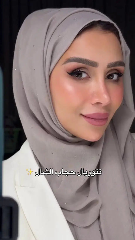 Crystal Scarf Smack Touch Hijab