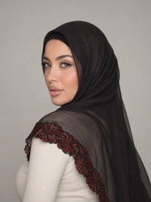 Chiffon Lace Daantel Hijab