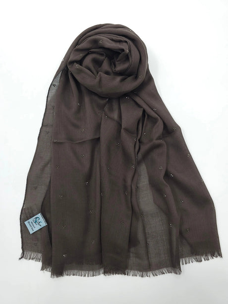 Lightweight Royal Crystal Shawl Smack Touch (Hijab)