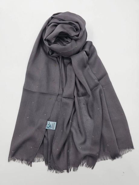 Lightweight Royal Crystal Shawl Smack Touch (Hijab)