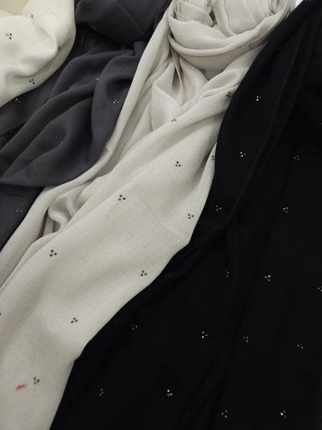 Lightweight Royal Crystal Shawl Smack Touch (Hijab)