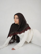 Chiffon Lace Daantel Hijab