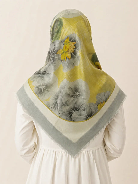 Viscose Wool Scarf Hijab Murabba 90*90