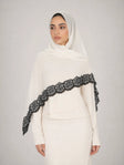 Chiffon Lace Daantel Hijab