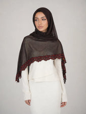Chiffon Lace Daantel Hijab