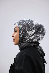 Multicolor Animal Print Square Scarf Smack Touch (Hijab)