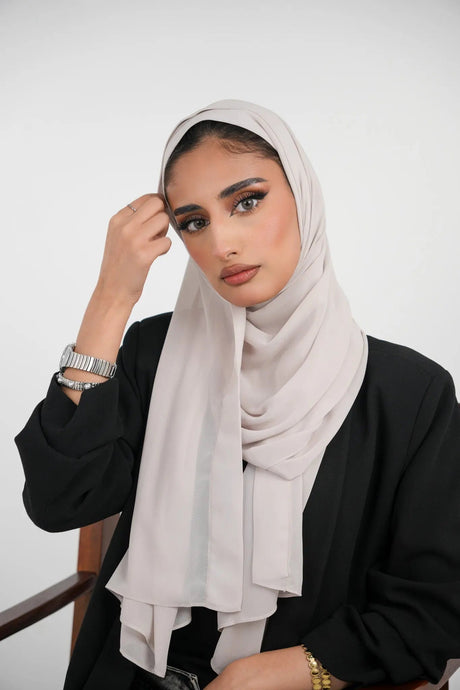 Chiffon with Canvas Hijab Smack Touch (Hijab)