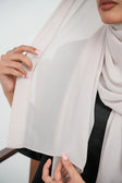 Chiffon with Canvas Hijab Smack Touch (Hijab)