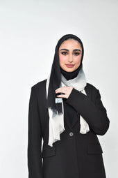 Shaded Linen Viscose Scarf Smack Touch