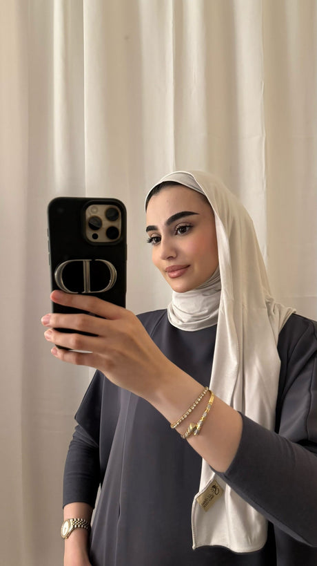 Emirati Cotton Mini Jafsa Hijab
