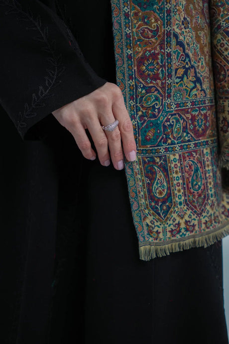 Kalamkari Pashmina Shawl Smack Touch