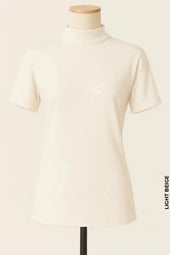 Cut Sleeves Cotton T-Shirt | Nus Kum Light Beige Winter Products