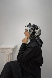 Multicolor Animal Print Square Scarf Smack Touch (Hijab)