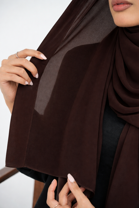 Chiffon with Canvas Hijab