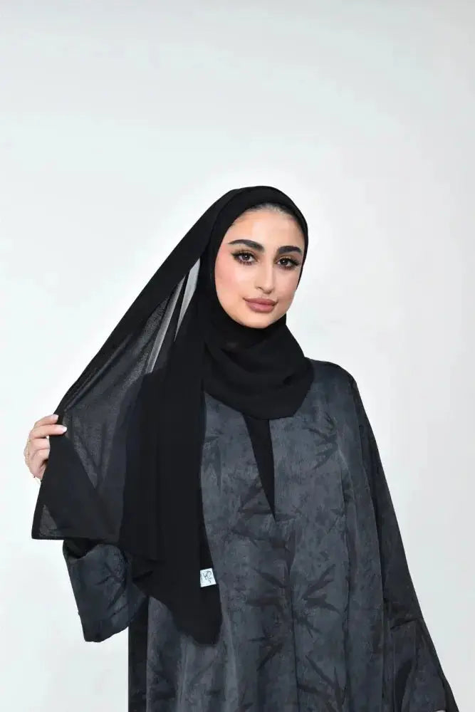 Chiffon Abaya Hijab | Big Size