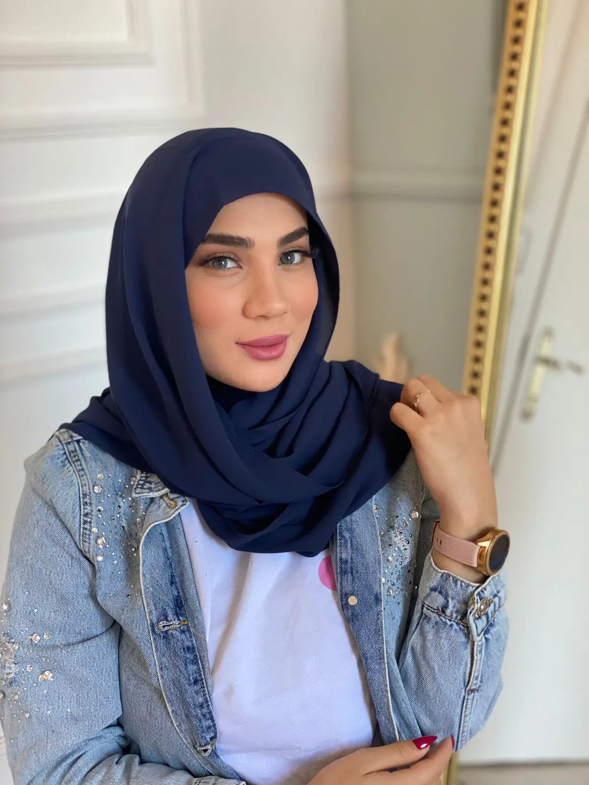 Instant Cotton Crap Hijab Smack Touch (Hijab)
